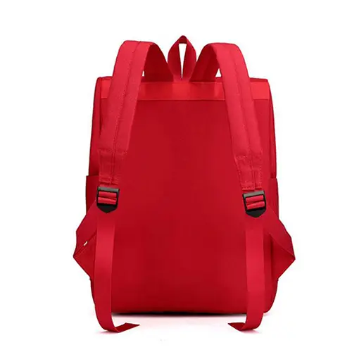  Minimalist Canvas Backpack with Flap Closure and Adjustable Straps